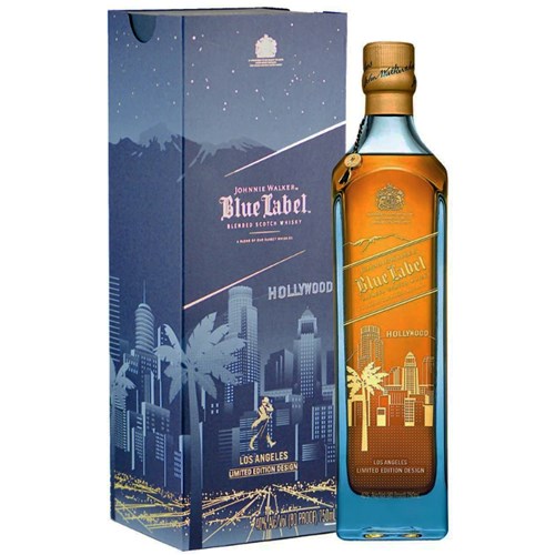 Johnnie Walker Blue Label Hollywood Los Angeles Whisky 70cl - Celebrate in Style
